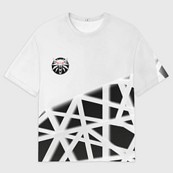 Мужская футболка оверсайз The Witcher 3 logo geometry