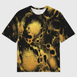 Мужская футболка оверсайз Текстура песок