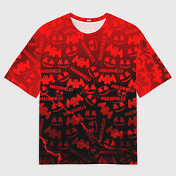 Мужская футболка оверсайз Marshmello storm