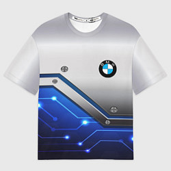 Футболка оверсайз мужская BMW geometry nano, цвет: 3D-принт