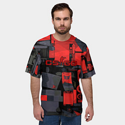 Футболка оверсайз мужская Counter strike skin awp, цвет: 3D-принт — фото 2