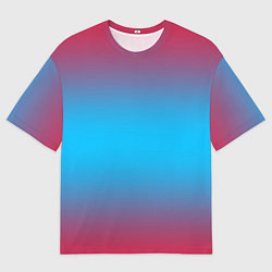 Мужская футболка оверсайз Neon gradeinet