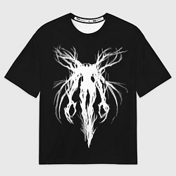 Мужская футболка оверсайз Dark gothic angel