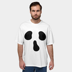 Футболка оверсайз мужская Призрак пугающий верх, цвет: 3D-принт — фото 2