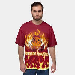 Футболка оверсайз мужская Mr DnD Meowster, цвет: 3D-принт — фото 2