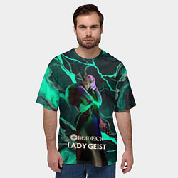 Футболка оверсайз мужская Lady Geist Deadlock, цвет: 3D-принт — фото 2