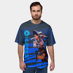 Футболка оверсайз мужская МакГиннис Deadlock, цвет: 3D-принт — фото 2