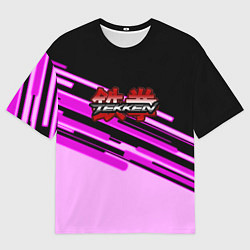 Футболка оверсайз мужская Tekken pink line, цвет: 3D-принт