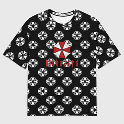 Футболка оверсайз мужская Resident evil pattern umbrella, цвет: 3D-принт