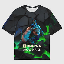 Мужская футболка оверсайз Mo & Krill Deadlock