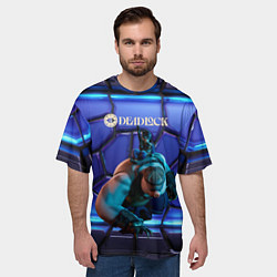 Футболка оверсайз мужская Mo and Krill Deadlock, цвет: 3D-принт — фото 2