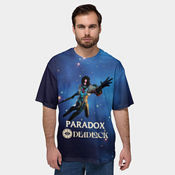Футболка оверсайз мужская Paradox Deadlock, цвет: 3D-принт — фото 2