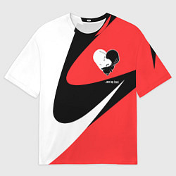 Футболка оверсайз мужская Meet my heart, цвет: 3D-принт