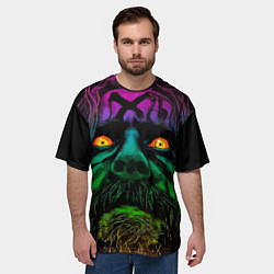 Футболка оверсайз мужская Rob zombie - head, цвет: 3D-принт — фото 2