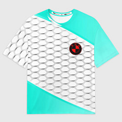 Футболка оверсайз мужская BMW carbon steel, цвет: 3D-принт