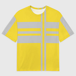 Мужская футболка оверсайз Полосы цвета