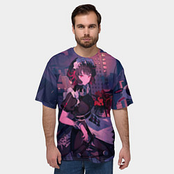 Футболка оверсайз мужская Эллен Джо Zenless Zone Zero, цвет: 3D-принт — фото 2