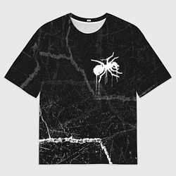 Мужская футболка оверсайз The prodigy - трещины