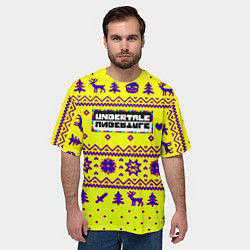 Футболка оверсайз мужская Undertale winter, цвет: 3D-принт — фото 2