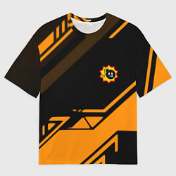 Мужская футболка оверсайз Serious Sam geometry