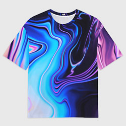 Мужская футболка оверсайз Abrupt neon colors