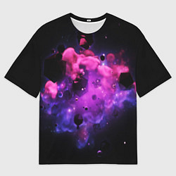 Мужская футболка оверсайз Космическая геометрия