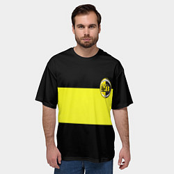 Футболка оверсайз мужская Янг бойс полоса, цвет: 3D-принт — фото 2