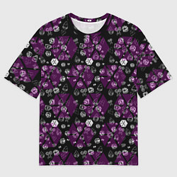 Мужская футболка оверсайз Exo в фиолетовом