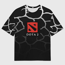 Мужская футболка оверсайз DOTA2 земля