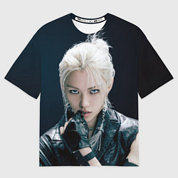 Футболка оверсайз мужская Stray Kids Felix Giant concept, цвет: 3D-принт
