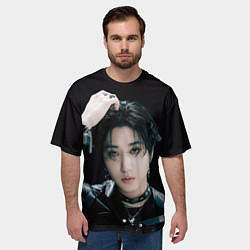 Футболка оверсайз мужская Stray Kids Han Giant concept, цвет: 3D-принт — фото 2