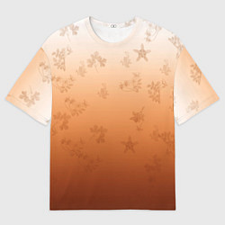 Мужская футболка оверсайз Осенний градиент