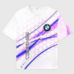 Мужская футболка оверсайз BMW спортивный стиль