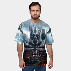 Футболка оверсайз мужская Призрачные всадники, цвет: 3D-принт — фото 2
