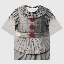 Футболка оверсайз мужская Пеннивайз костюм верх, цвет: 3D-принт