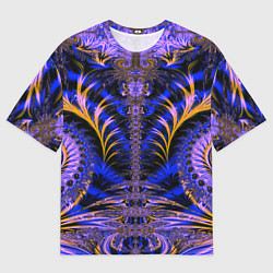 Мужская футболка оверсайз Оптический визуальный стиль