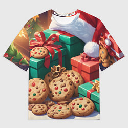 Мужская футболка оверсайз Рождественские подарки