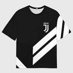 Мужская футболка оверсайз Juventus line white