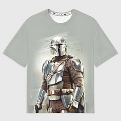 Футболка оверсайз мужская The Mandalorian - Din Djarin, цвет: 3D-принт
