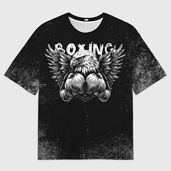 Футболка оверсайз мужская Боксер орел, цвет: 3D-принт