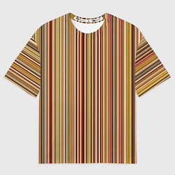 Мужская футболка оверсайз Полосатость