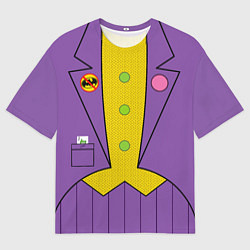 Футболка оверсайз мужская Костюм Джокера, цвет: 3D-принт