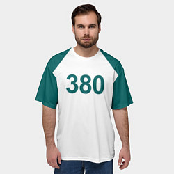 Футболка оверсайз мужская Игра в кальмара 380, цвет: 3D-принт — фото 2