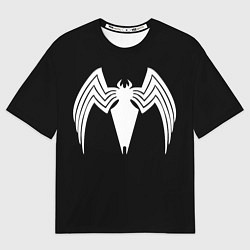 Футболка оверсайз мужская Venom - spider logo, цвет: 3D-принт