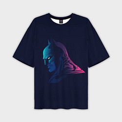 Мужская футболка оверсайз Batman gradient