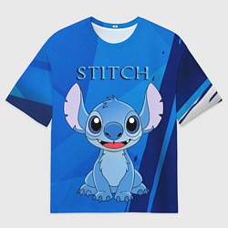 Мужская футболка оверсайз Стич