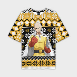 Мужская футболка оверсайз One-Punch Man sweater