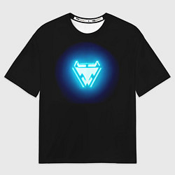 Мужская футболка оверсайз Iron Man emblem