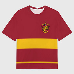 Мужская футболка оверсайз Гарри Поттер Гриффиндор
