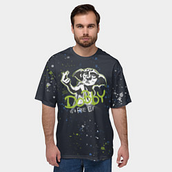 Футболка оверсайз мужская Добби свободный эльф - Гарри Поттер, цвет: 3D-принт — фото 2